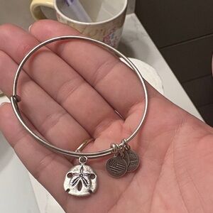 Silver Charm Bangle Bracelet